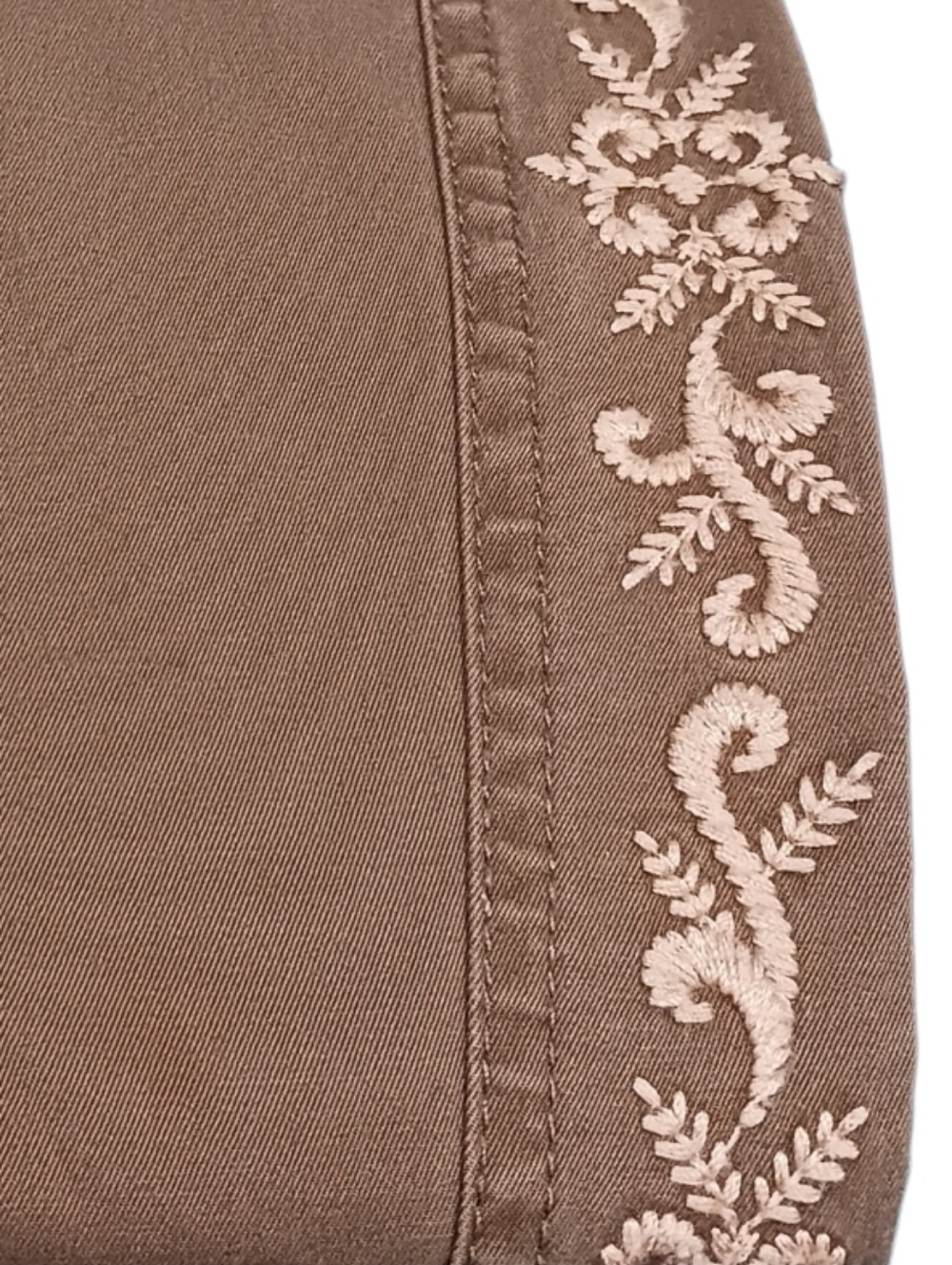 Sundance Melbourne Embroidered Jogger Pants Zipper Hem - Picture 6 of 11
